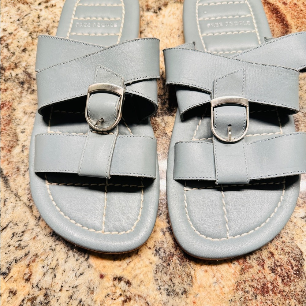 Free People Light Blue Sandals